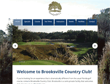 Tablet Screenshot of brooksvillecc.com